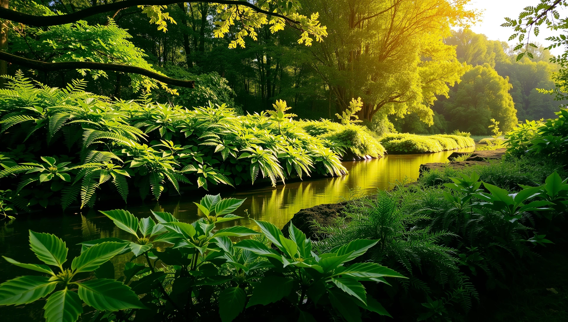 Serene image portraying vitality and natural beauty